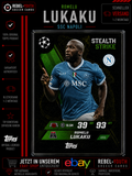 Romelu Lukaku Stealth Strike #455 Topps Match Attax UEFA 2025/26 SSC Napoli