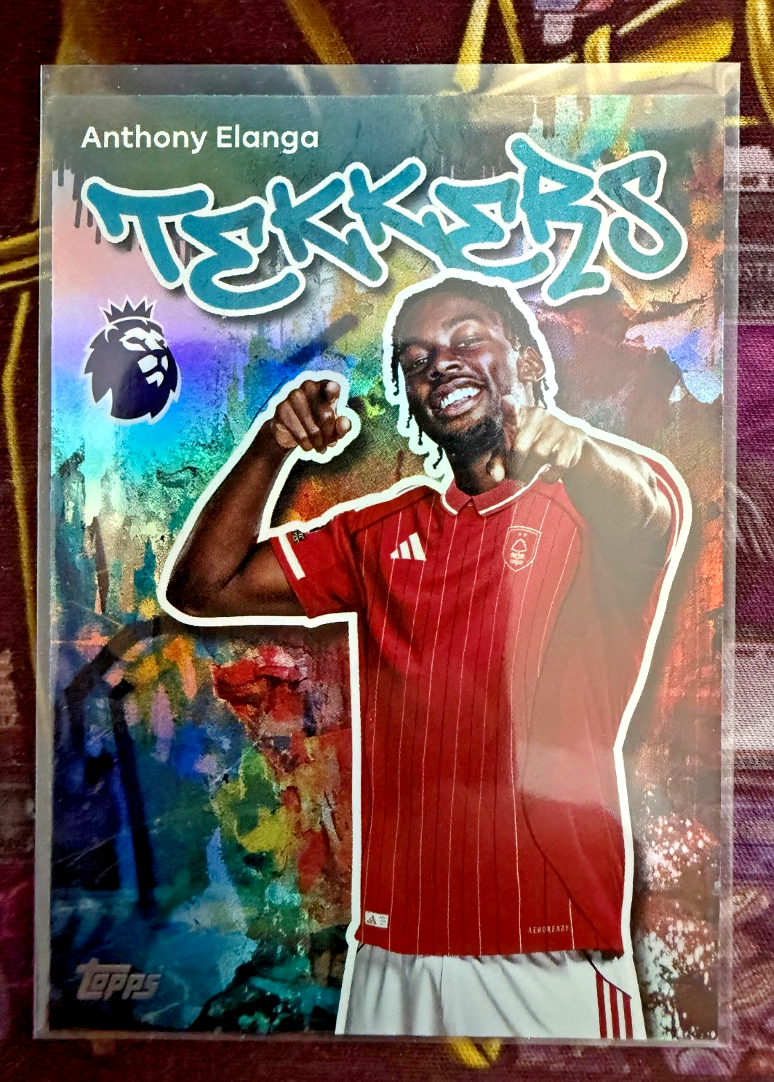 Anthony Elanga Tekkers DS #407 Topps Premier League 2025/26 Nottingham Forest NM