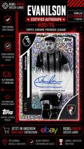 Evanilson Auto 09/75 Topps Chrome Premier League Autograph AFC Bournemouth