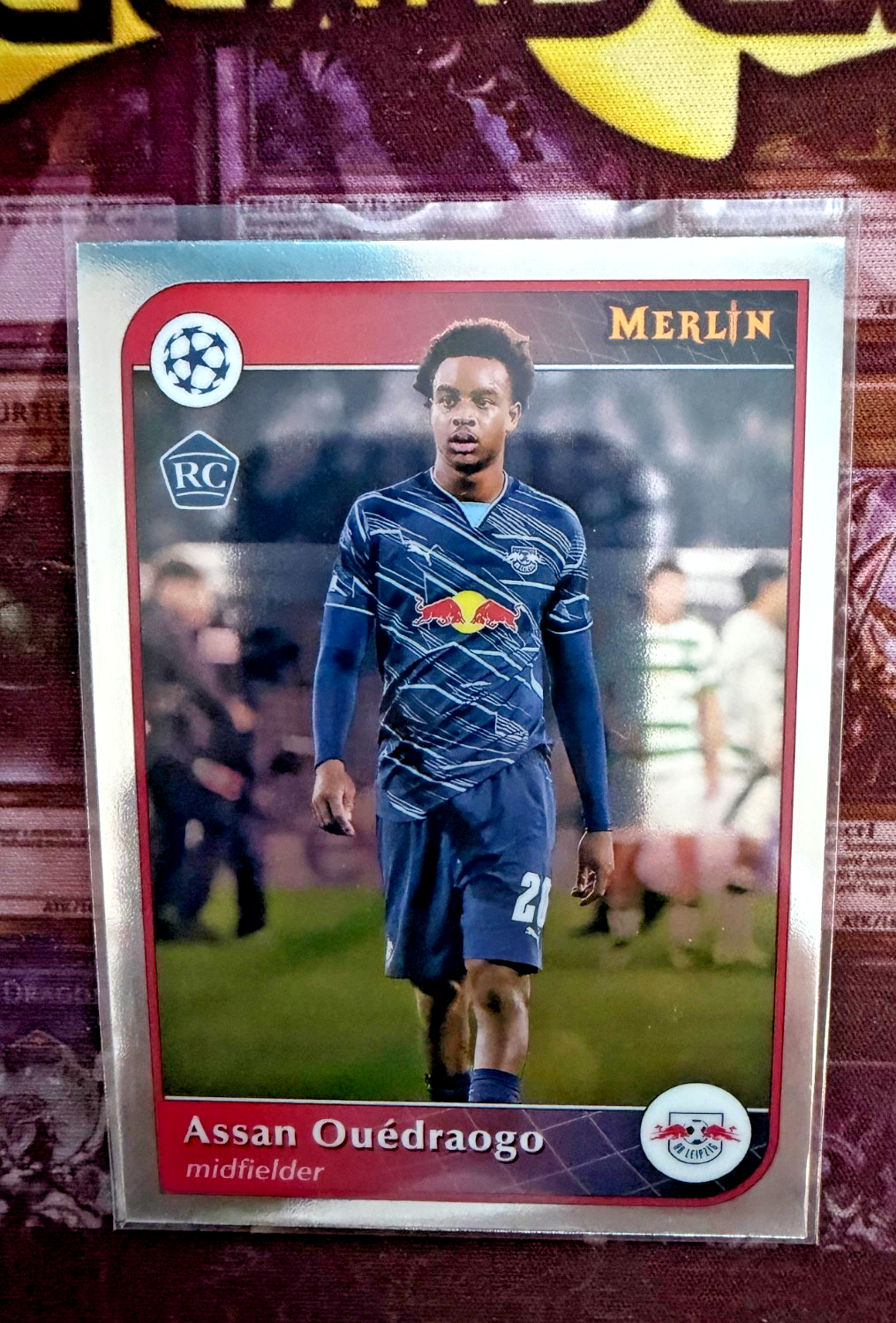 2024-25 Topps Merlin Assan Ouédraogo RC Rookie RB Leipzig Base NM