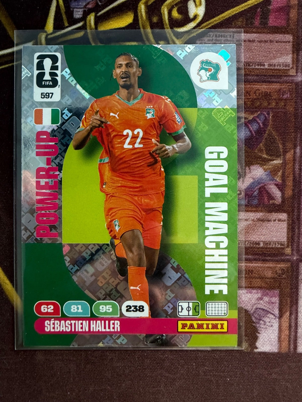 Panini FIFA World Cup 2026 Power-Up 597 Sébastien Haller Goal Machine