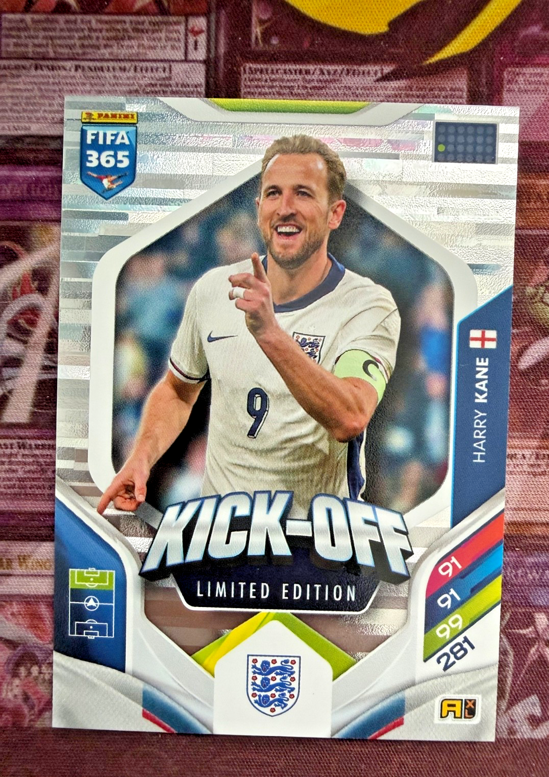 Harry Kane Kick-Off Limited Edition Panini FIFA 365 2025/26 England Bayern Munic