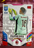Mike Maignan EXC16 Numbers Excellence Panini FIFA 365 2025/26 AC Milan France