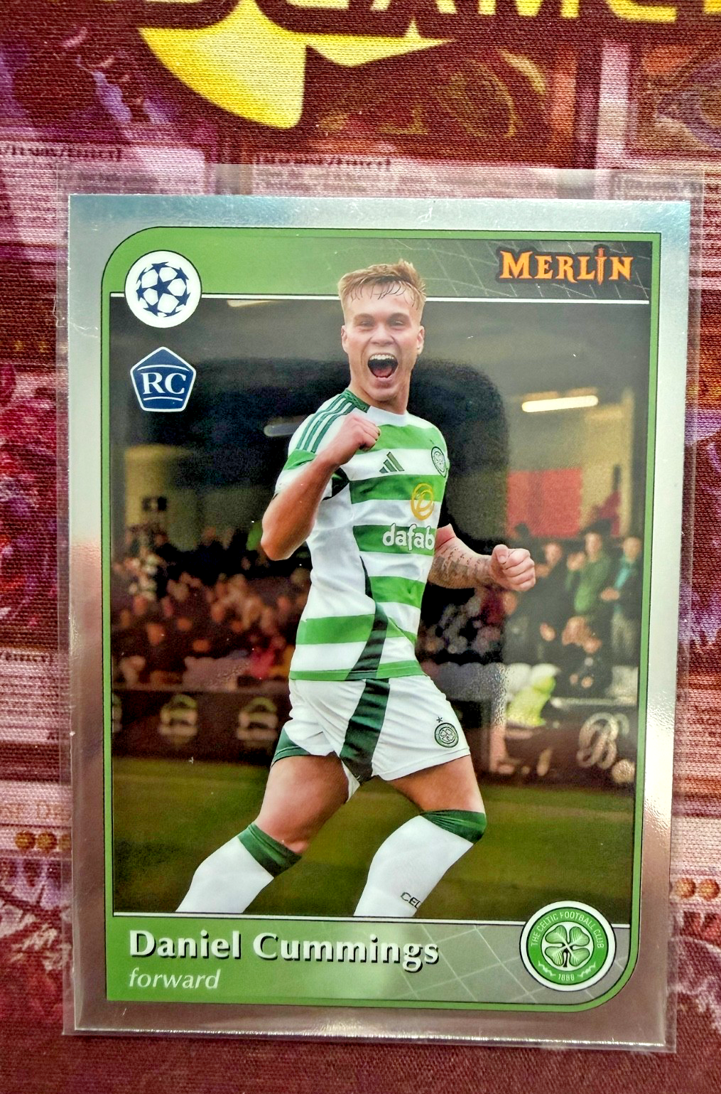 2024-25 Topps Merlin Daniel Cummings RC Rookie Celtic FC UEFA UCL