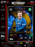 Topps Karte Gladiator GL 3 Scott McTominay Limited Edition