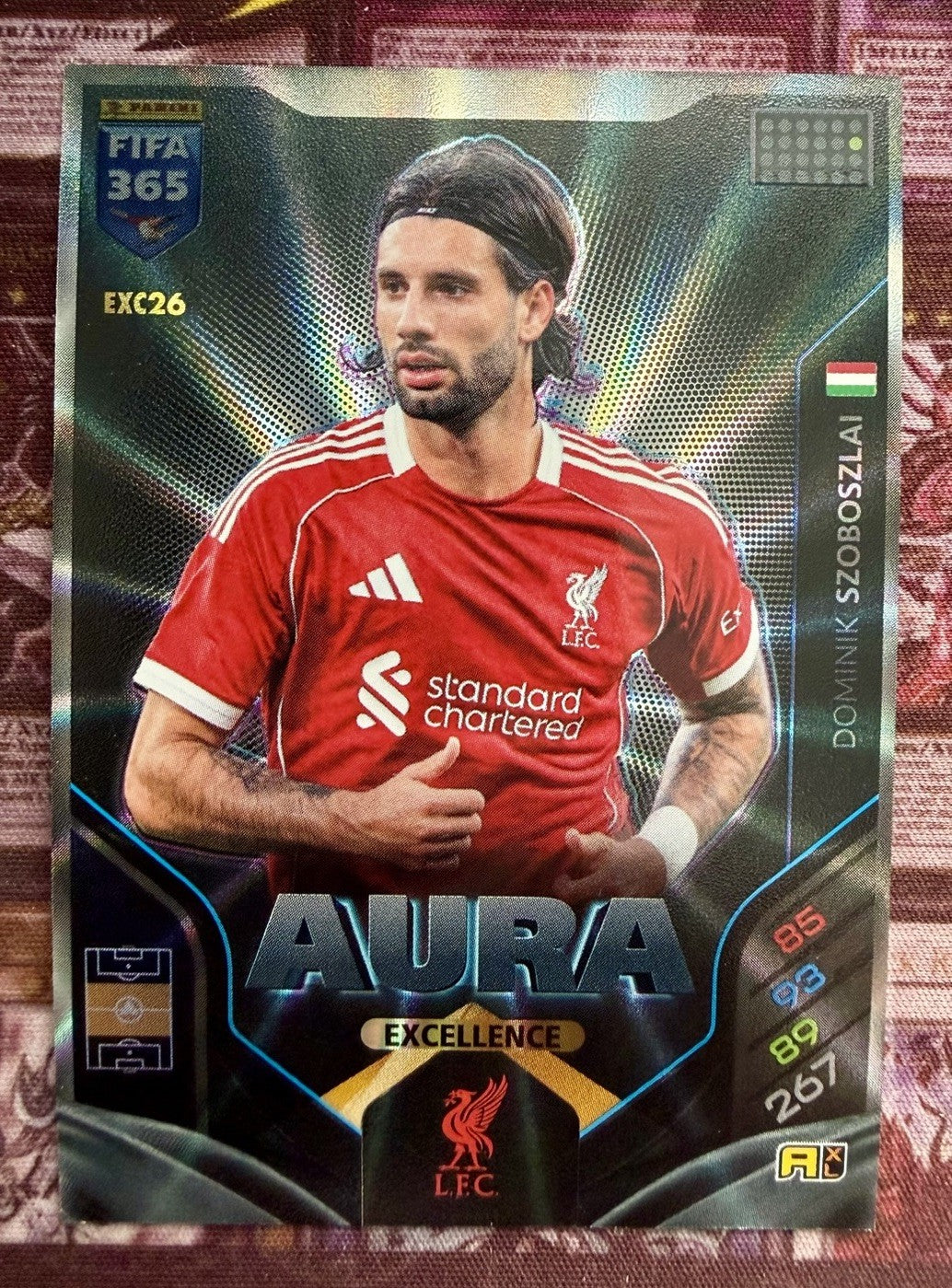 Dominik Szoboszlai Aura Excellence EXC26 Panini FIFA 365 2026 Liverpool FC