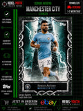 Sergio Agüero Manchester City Striker Topps Team Set Insert Premier League
