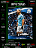 Sergio Agüero Fanatic Fans Topps 2024/25 Manchester City