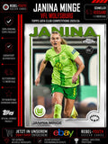Janina Minge RC Rookie Topps UEFA Club Competitions 2025/26 VfL Wolfsburg