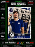 Pedro Neto Topps Headlines Retro Threads Chelsea FC Insert Premier League