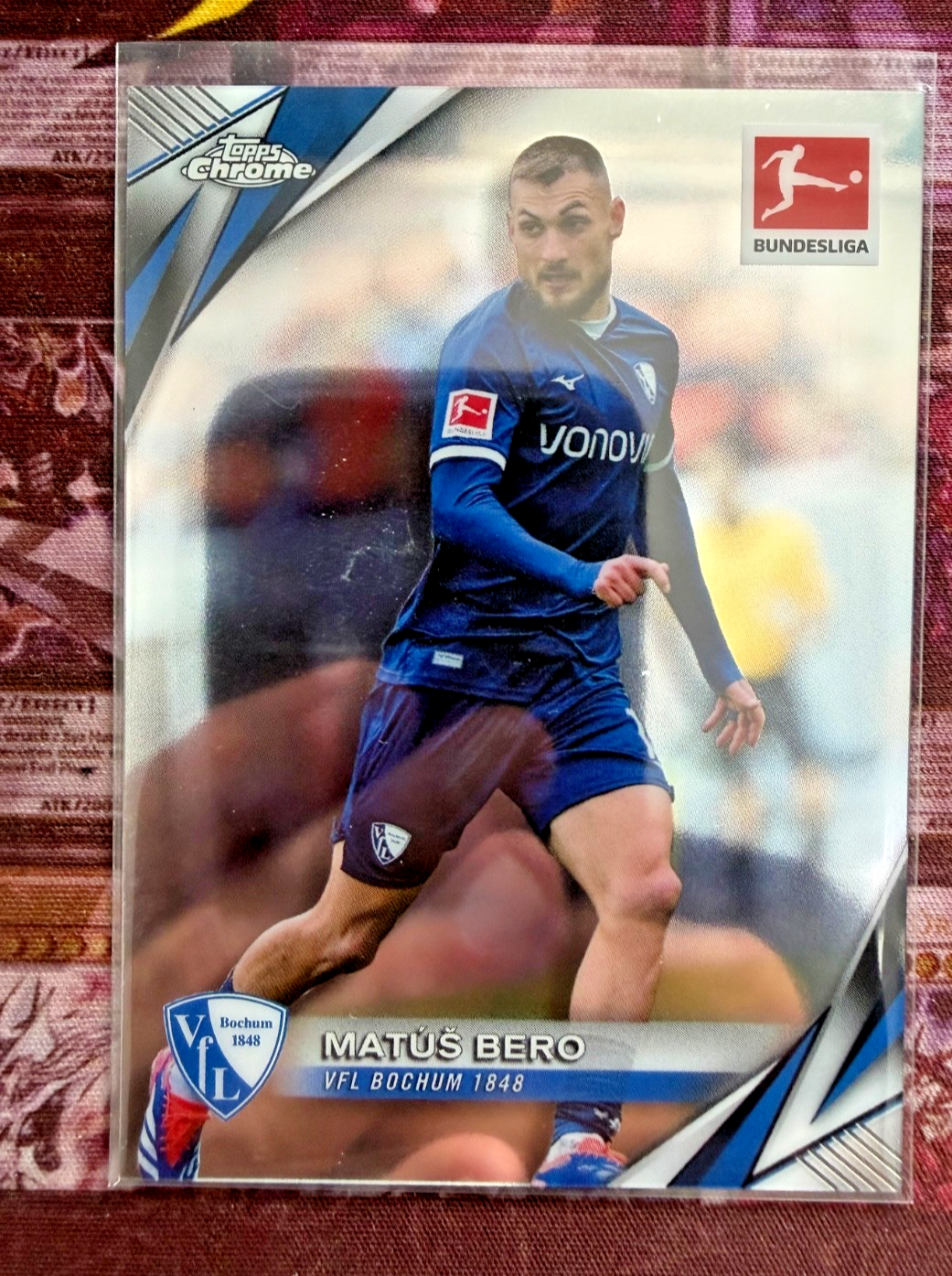 Matúš Bero 2024-25 Topps Chrome Bundesliga Base #104 VfL Bochum 1848