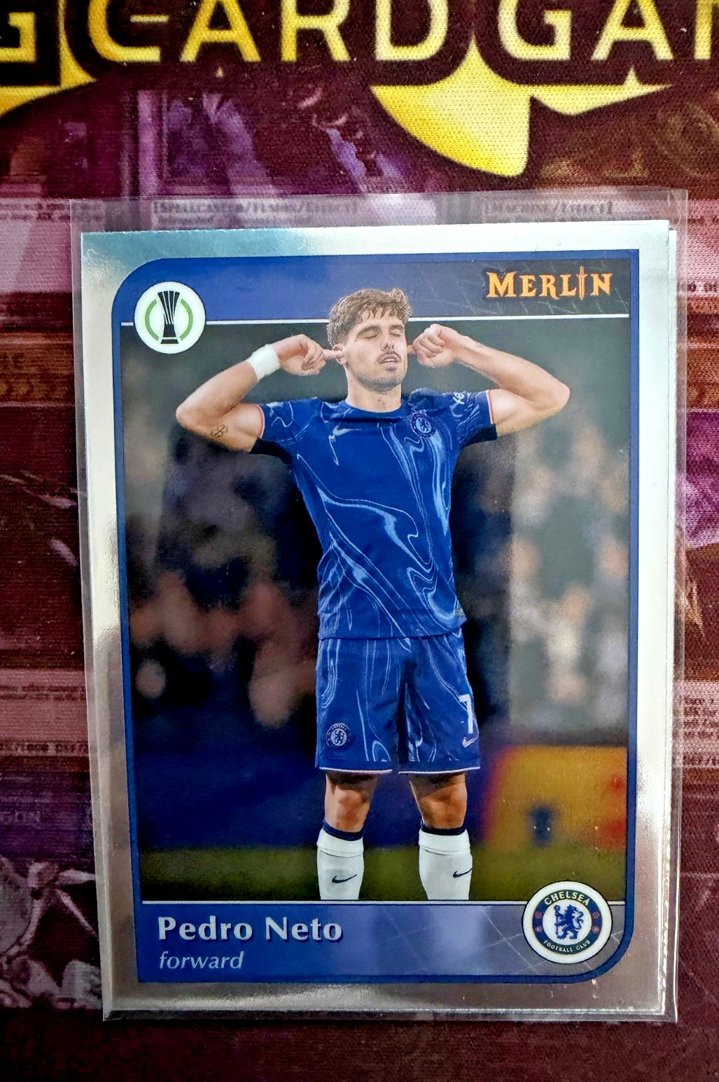 2024-25 Topps Merlin Pedro Neto #205 Chelsea FC Base Near Mint NM