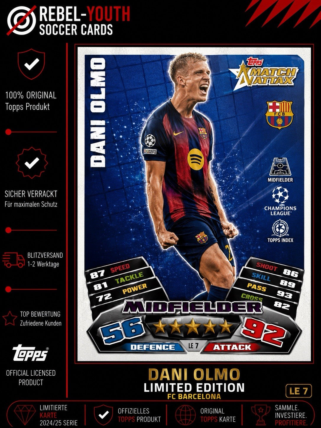 Match Attax 25/26 - UEFA Klubwettbewerbe- Champions League- Europa League