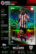 Nico Williams Topps UCC Green Foil Parallel Athletic Club Bilbao Spain