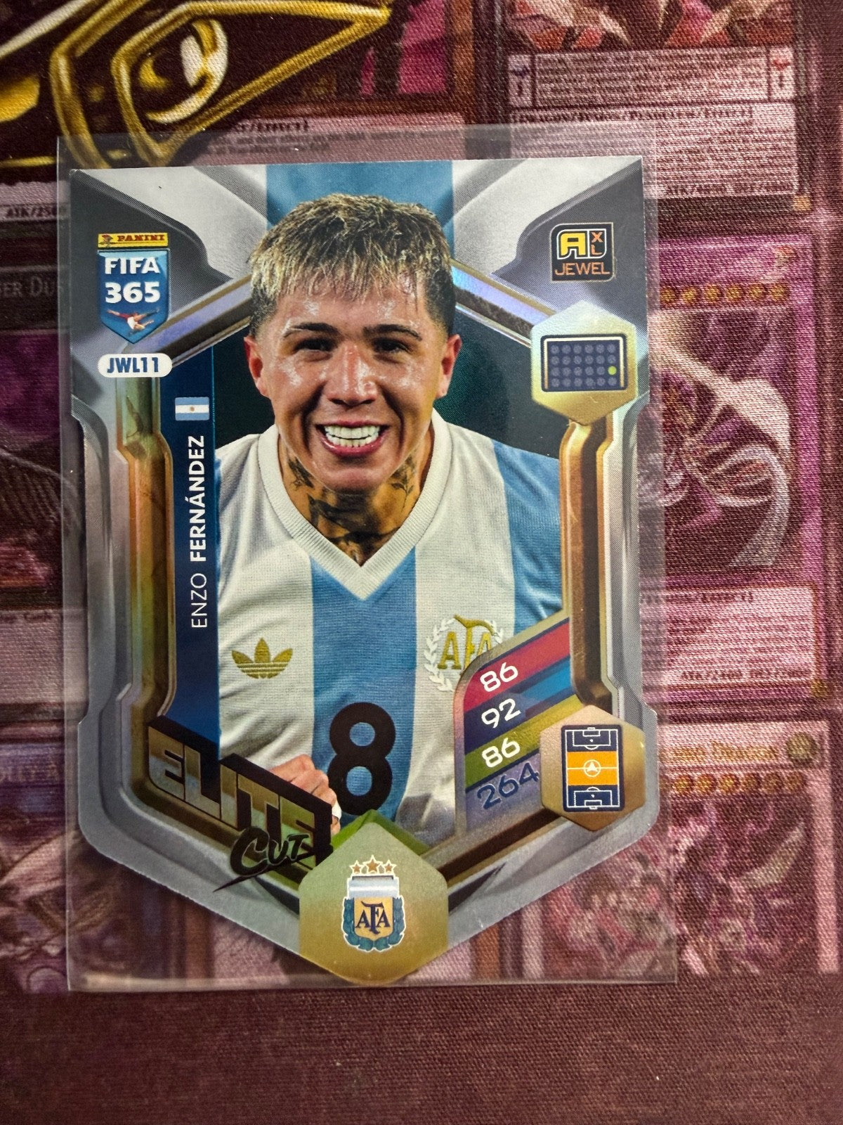 Panini FIFA 365 Adrenalyn XL 2026 Enzo Fernandez Elite Cut Argentina #JWL11