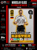 Panini Adrenalyn XL FIFA World Cup 2026 Master Miroslav Klose Deutschland DB16