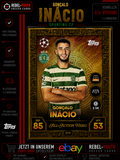 Gonçalo Inácio All Action Hero #373 Topps Match Attax Champions League 2025/26