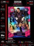 Ederson Topps Premier League 2025/26 Pink Hexagon /99 #48/99 Man City