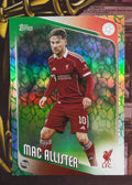 2025-26 Topps UEFA Club Competitions Alexis Mac Allister Green Parallel