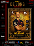 Frenkie De Jong All Action Hero #367 Topps Match Attax Champions League 2025/26