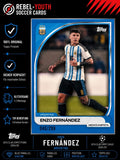 Enzo Fernández Blue Parallel 046/299 Argentina Topps UCC 2025/26 #046/299