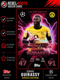 Topps Electrix Limited Edition SERHOU GUIRASSY BVB Borussia Dortmund Sammelkarte