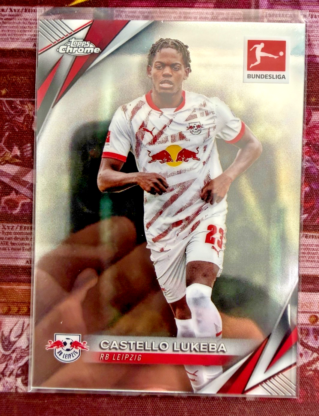 Castello Lukeba 2024-25 Topps Chrome Bundesliga Base #68 RB Leipzig