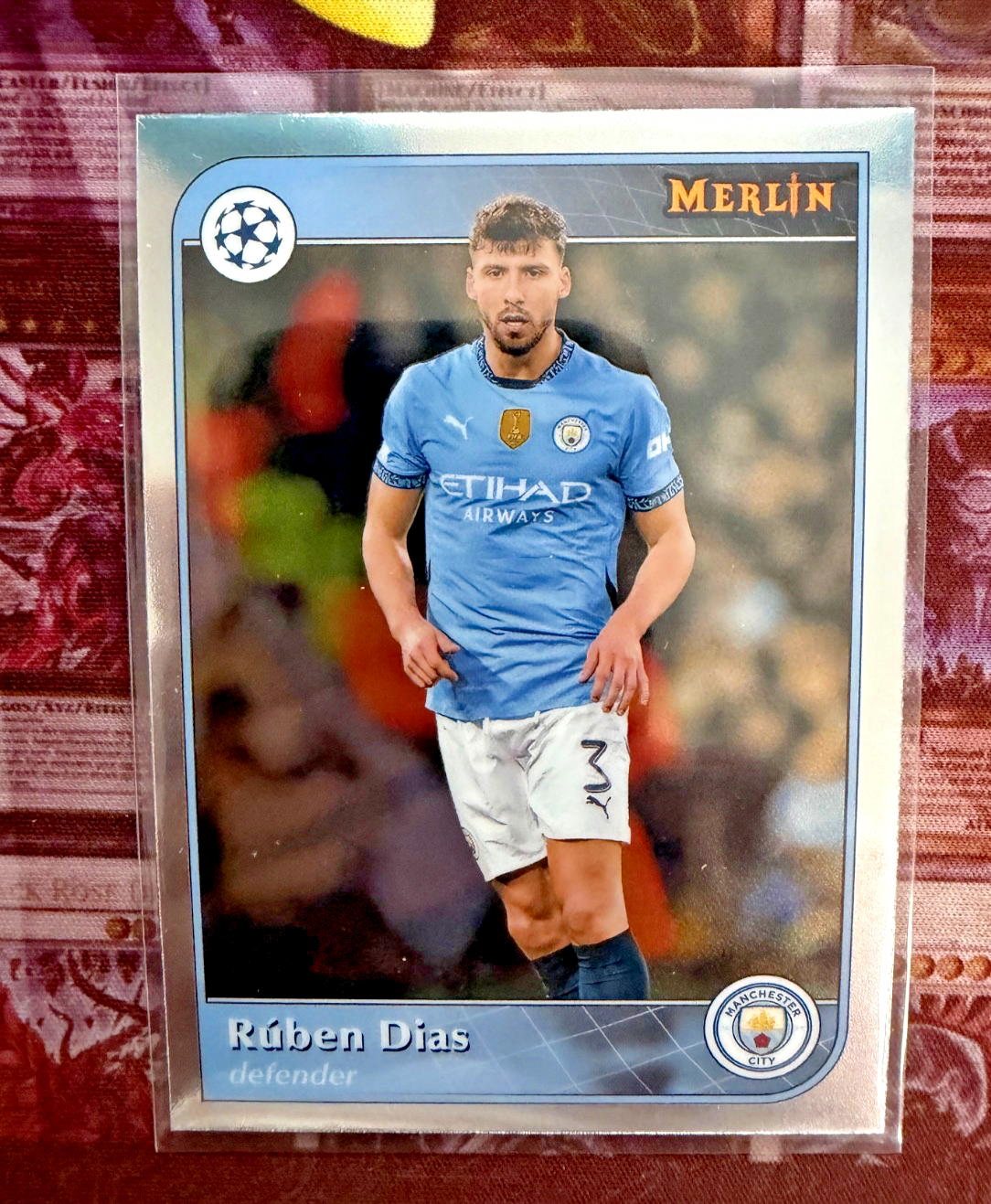 2024-25 Topps Merlin Rúben Dias Manchester City #73 Base Portugal