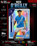 Nico O’Reilly Future Stars Topps Chrome 2024/25 Manchester City