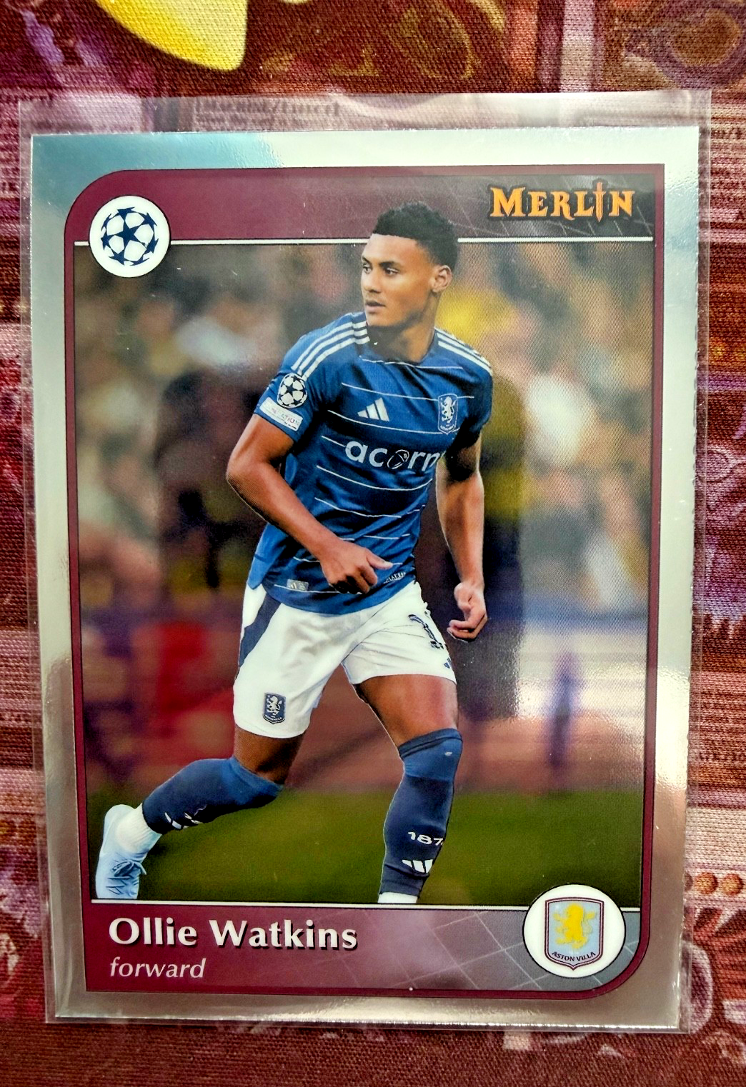 Ollie Watkins Topps Merlin 2024/25 Aston Villa UEFA Champions League Base Card