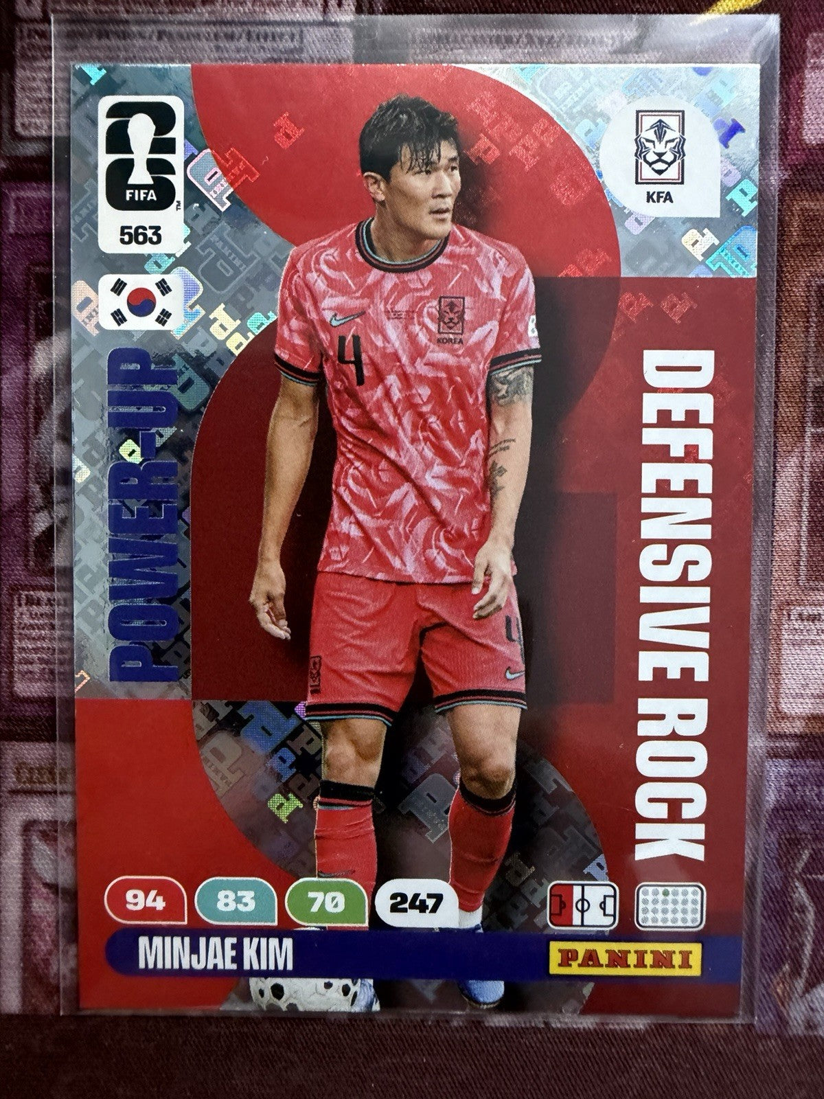 Minjae Kim Südkorea POWER UP WM 2026 Panini Adrenalyn XL