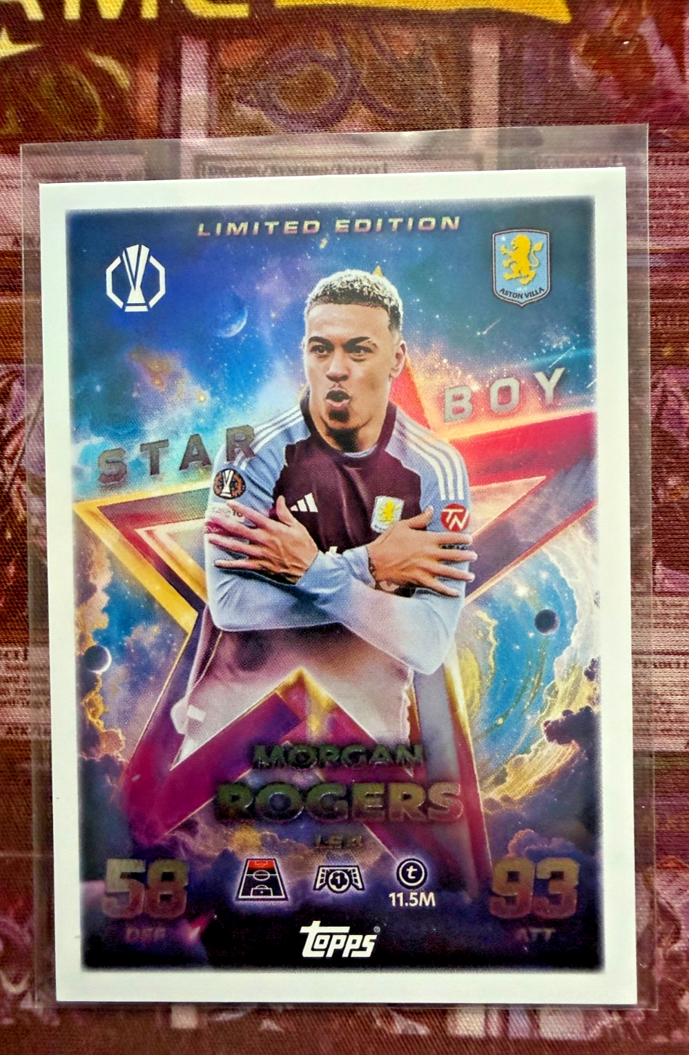 Match Attax Champions League 2025/26 LE 4 Limited Edition Morgan Rogers