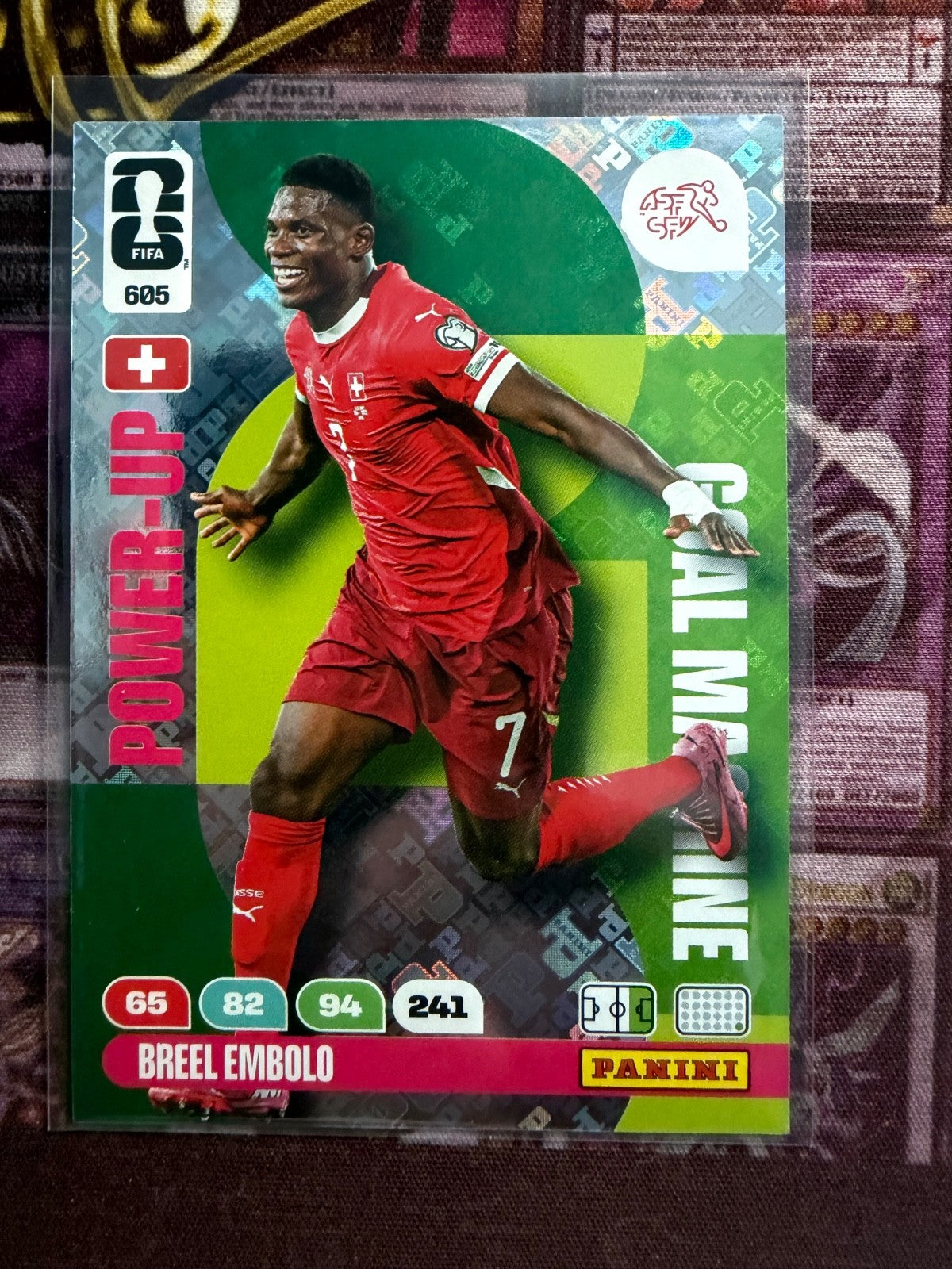 Breel Embolo Power-Up #605 Panini FIFA 365 2025 Switzerland Schweiz Power Up NM