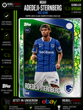 Noah Adedeji-Sternberg RC Green Leaf Parallel Topps UEFA Club Competitions 25/26