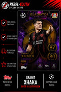 Gladiator Granit Xhaka Topps Match Attax 2025/2026 Limited Edition 25/26 #GLE 12