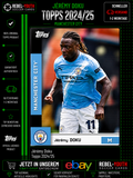 2024-25 Topps Manchester City Jérémy Doku Base Card