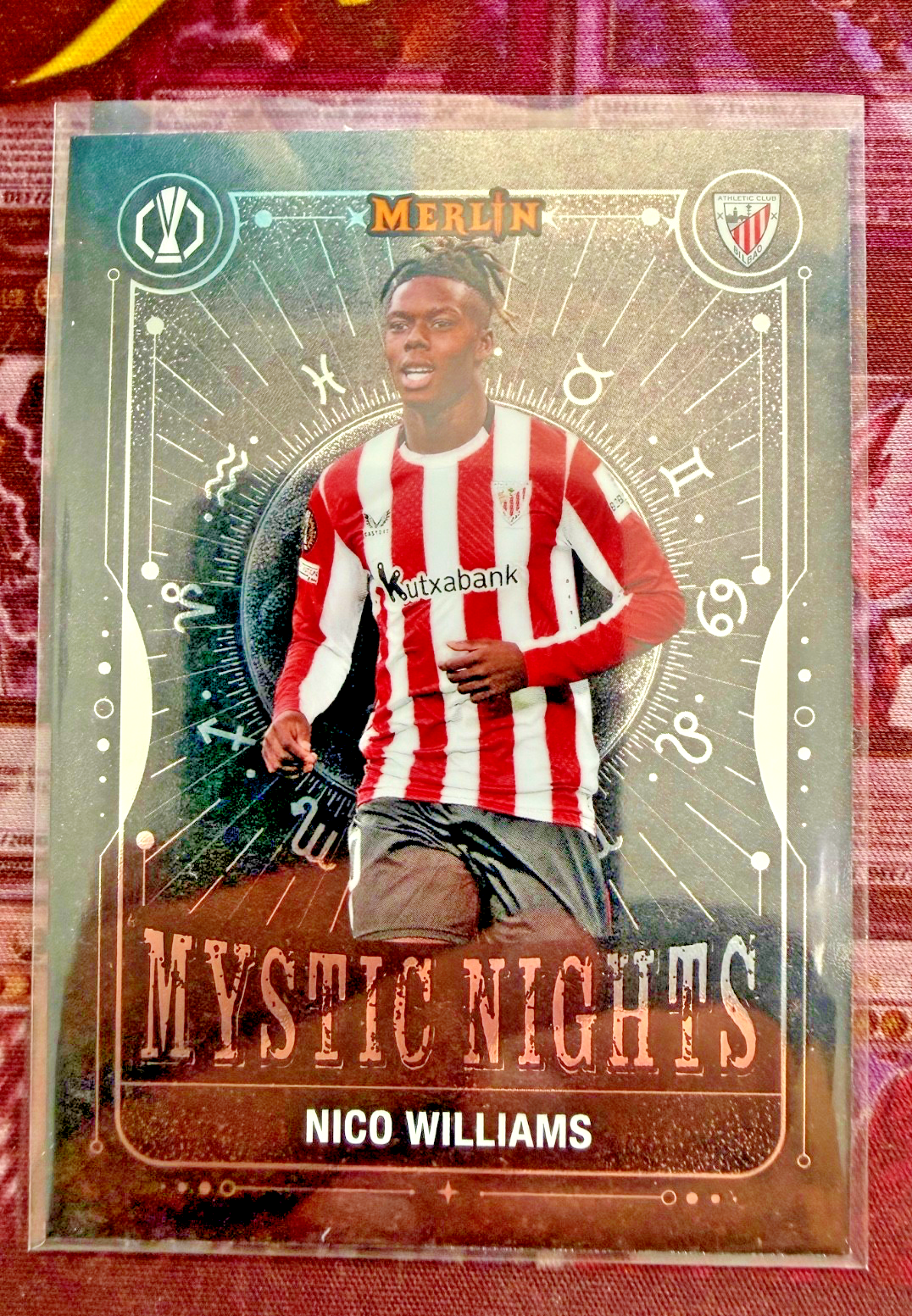 2024-25 Topps Merlin Nico Williams Mystic Nights Athletic Club UEFA UCL