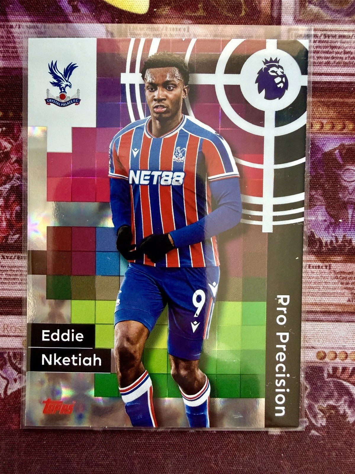 Eddie Nketiah Pro Precision Topps Premier League 2025/26 Crystal Palace #404