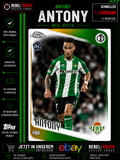2025-26 Topps Chrome UEFA Antony RC Rookie Real Betis Conference League #161