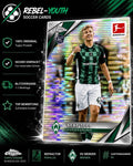 Keke Topp RC Rookie Refractor Topps Chrome Bundesliga 2025 Werder Bremen