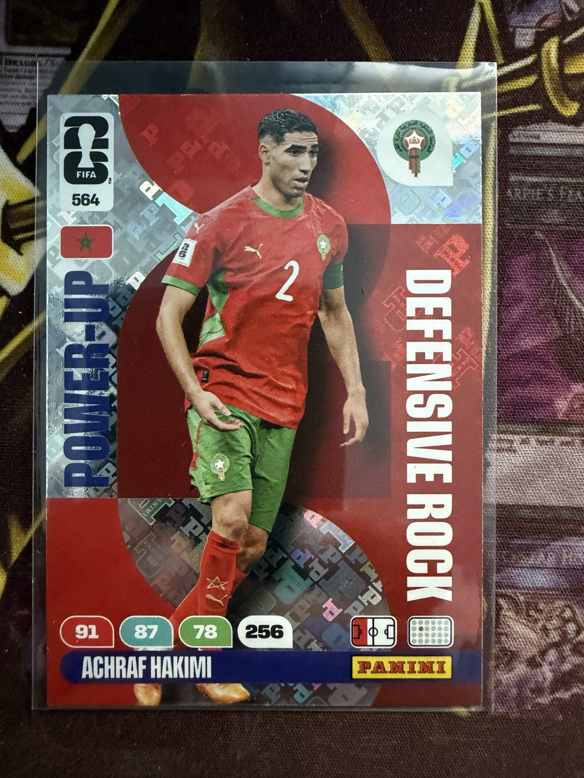 Panini FIFA World Cup Qatar 2022 Power Up Sticker 564 Achraf Hakimi Marokko