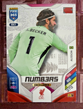 Alisson Becker – Numbers Excellence (EXC1) aus Panini FIFA 365