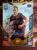 Andrés Iniesta Silver Fans Favourite Legend FAN40 Panini FIFA 365 2025 FC Barcel