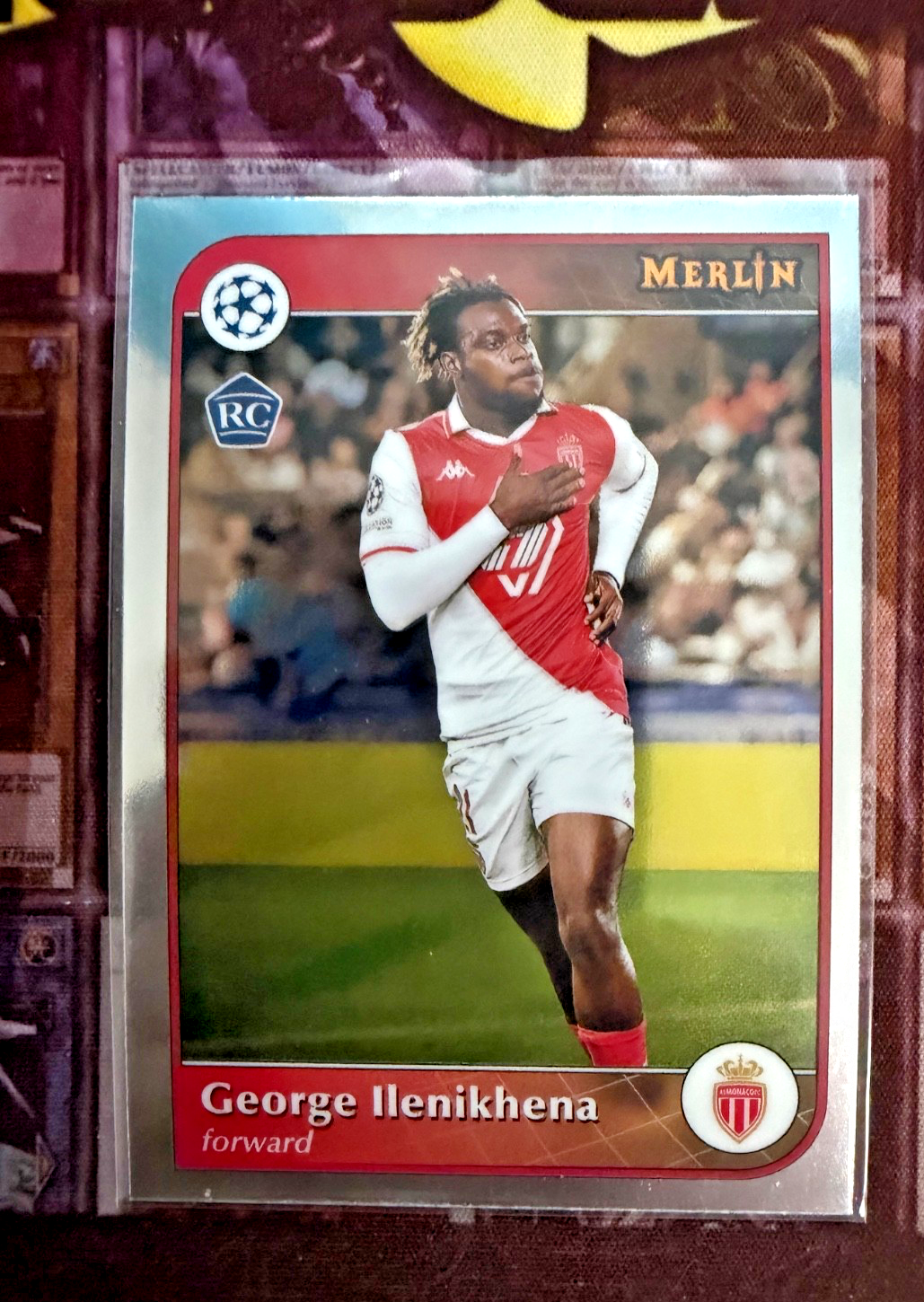 2024-25 Topps Merlin George Ilenikhena RC Rookie AS Monaco #99 Base