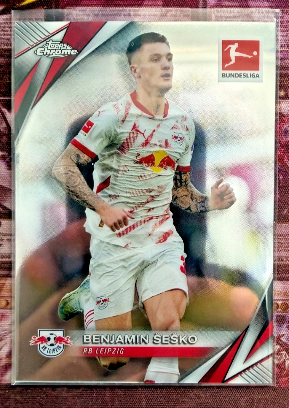 Benjamin Šeško 2024-25 Topps Chrome Bundesliga Base #72 RB Leipzig