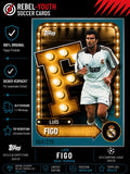 Luis Figo Real Madrid Topps UCC 2025/26 Born Champ Blue /275 Legend #004/275