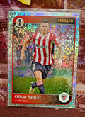 2024-25 Topps Merlin Oihan Sancet Speckled Refractor Athletic Club UEFA UEL