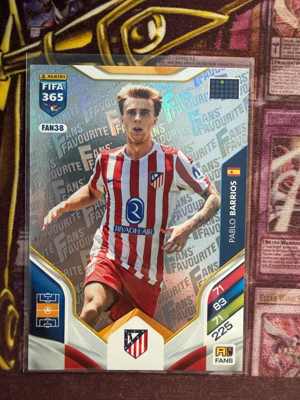 Panini Adrenalyn XL FIFA 365 2026 Fans' Favourites Pablo Barrios FAN38
