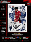 Luis Díaz Man Of The Match Signature Style Topps Match Attax 2024/25 Liverpool